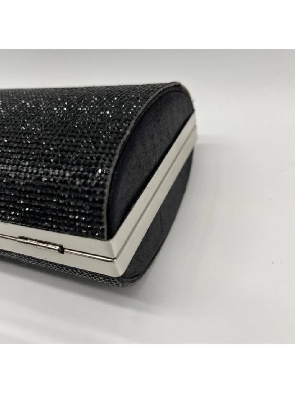 I.N.C. International Concepts Black Ranndi Microstone Mini Clutch Crossbody